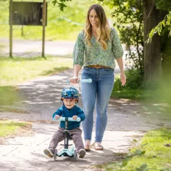 Micro 4 en 1 Deluxe LED Azul*Niños Patinetes De 3 Ruedas Infantiles|Patinetes Infantiles