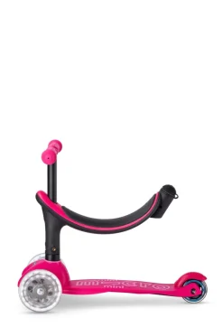 Micro 4 en 1 Deluxe LED Rosa*Niños Patinetes De 3 Ruedas Infantiles|Patinetes Infantiles