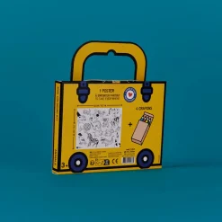 Omy Mini Pocket Animales para colorear + 4 lápices ·*Niños Juegos De Viaje