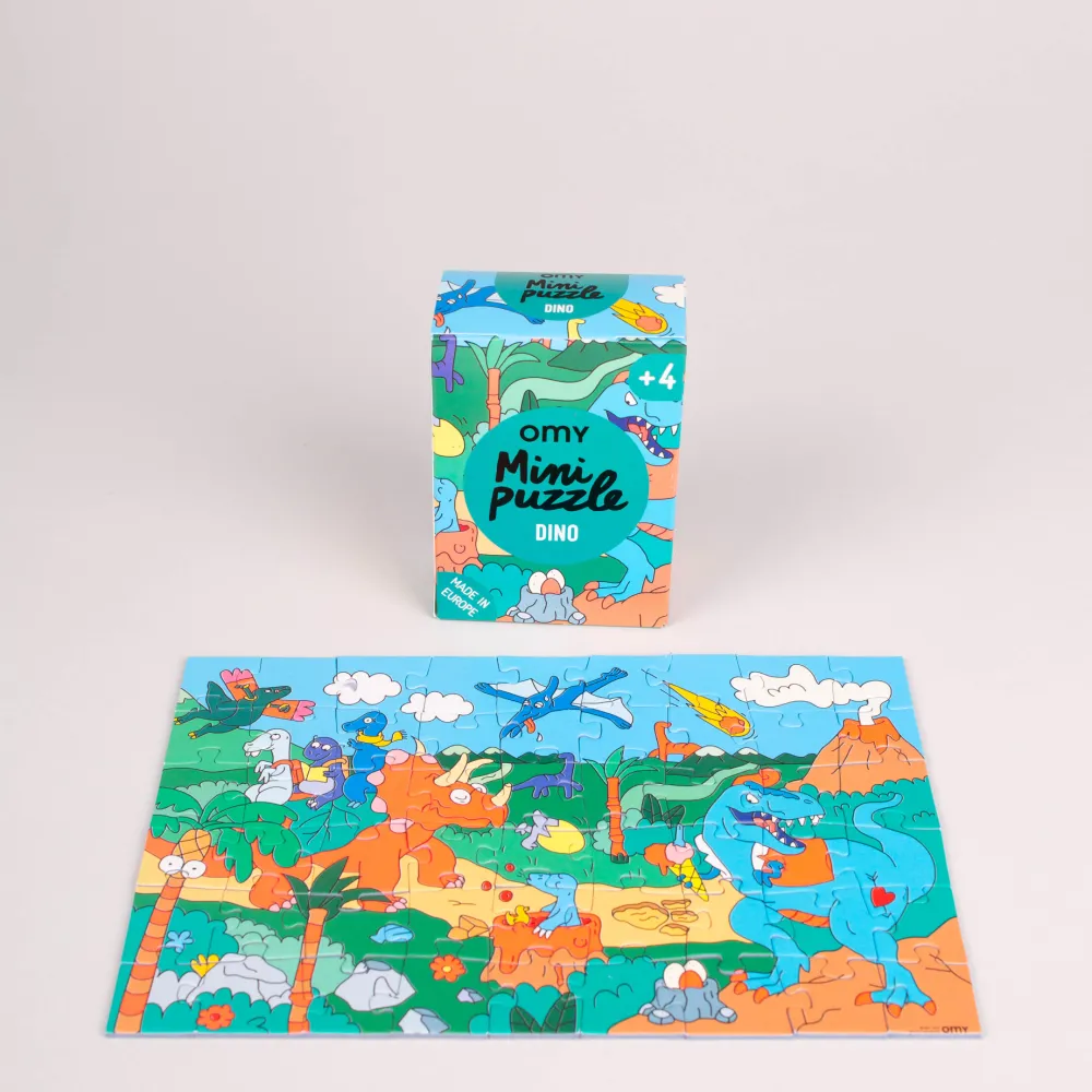 OMY Mini puzzle Dinos*Niños Puzzles 54 Piezas