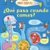Usborne ¡Mira debajo! · ¿Qué pasa cuando comes?* Libros Con Solapas