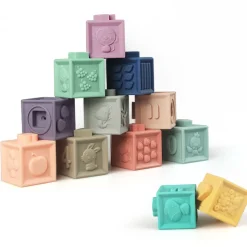 · Mis primeros cubos apilables de aprendizaje*Niños Juguetes Y Juegos Motricidad Fina