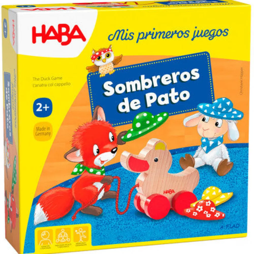 HABA Mis primeros juegos - Sombreros de Pato ·*Niños Juegos Haba|Juegos De Mesa Competitivos