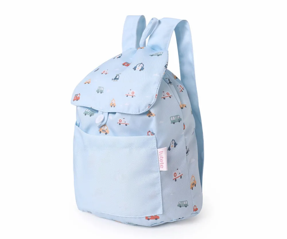Tutete Mochila pequeña tela City Cars* Mochilas Preescolar|Mochilas Tutete
