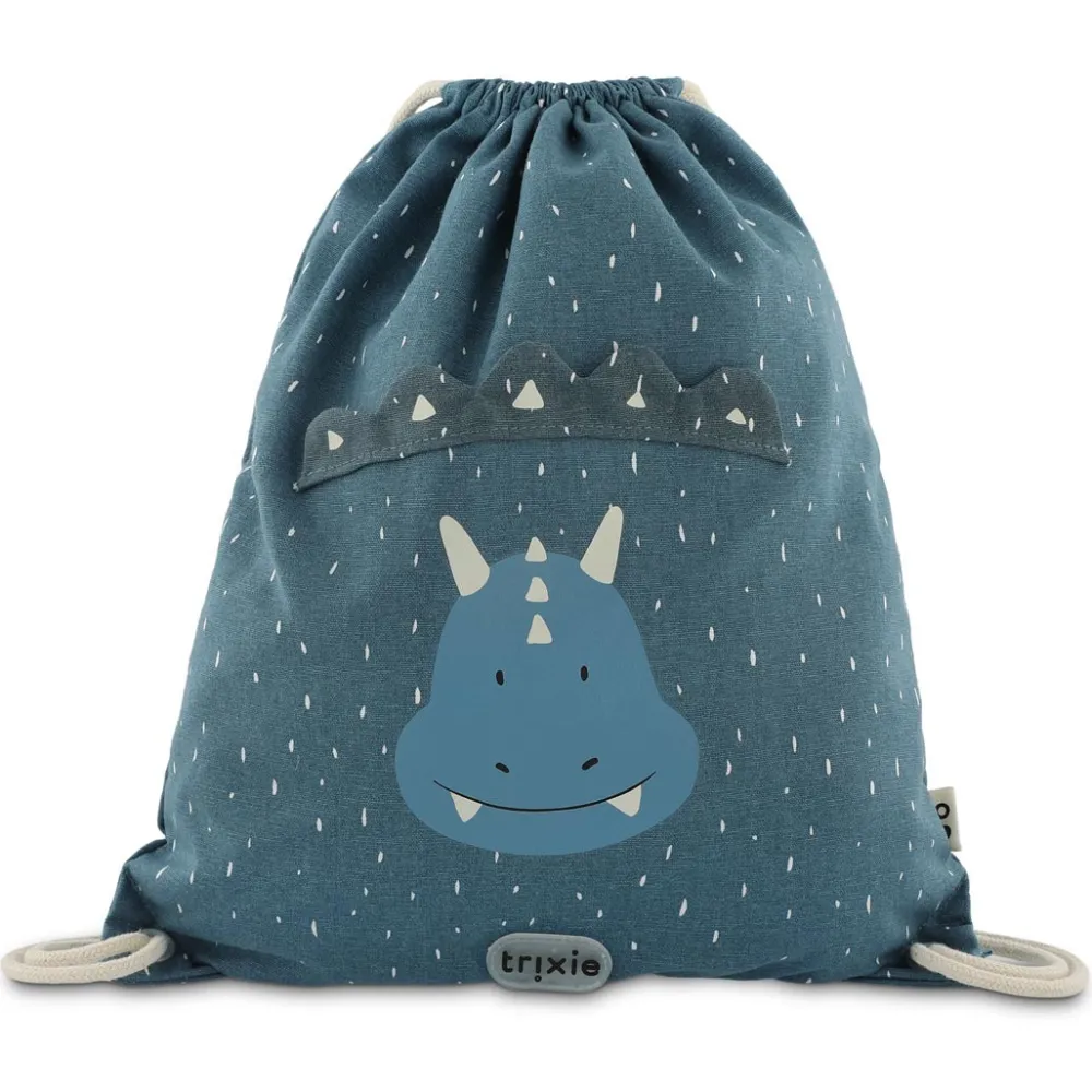 Trixie Mochila Saquito de Tela Triceratops ·* Mochilas Saco Infantil|Mochila Trixie