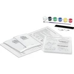 4M Moldea y Pinta Coches de Carreras ·*Niños Kit De Manualidades