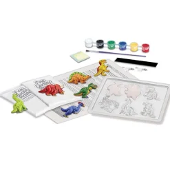 4M Moldea y Pinta Dinosaurios ·*Niños Kit De Manualidades