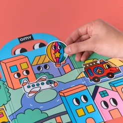 OMY Montessori Vroom con pegatinas reutilizables ·* Libros De Pegatinas