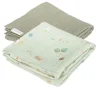 Little Dutch Muselina Algodón Orgánico Little Farm/oliva 70x70 ·* Muselinas