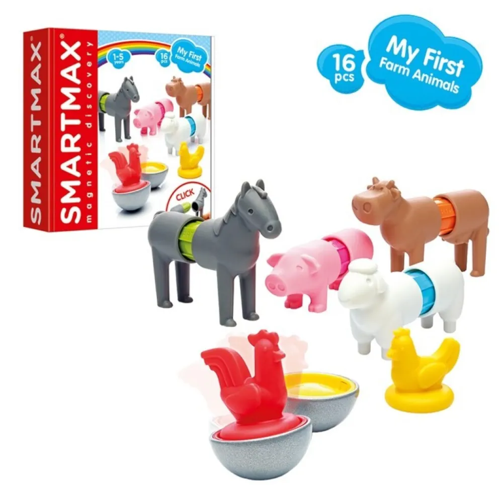 Smartmax My First Farm Animals ·*Niños Juegos De Lógica|Juguetes Y Juegos Motricidad Fina