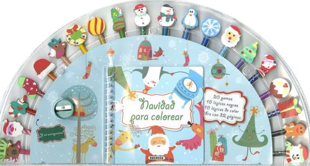 Susaeta Navidad para colorear ·*Niños Libros De Navidad Para Niños|Kits Manualidades Navidad