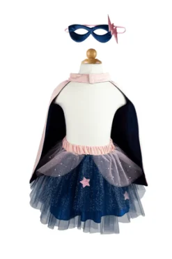 Great Pretenders Navy Super Duper Tutú, capa y máscara ·*Niños Disfraces Infantiles