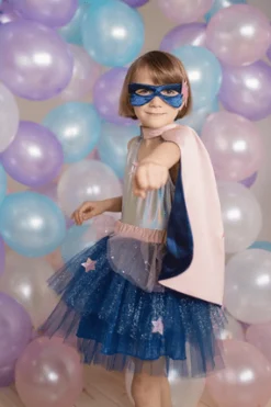 Great Pretenders Navy Super Duper Tutú, capa y máscara ·*Niños Disfraces Infantiles