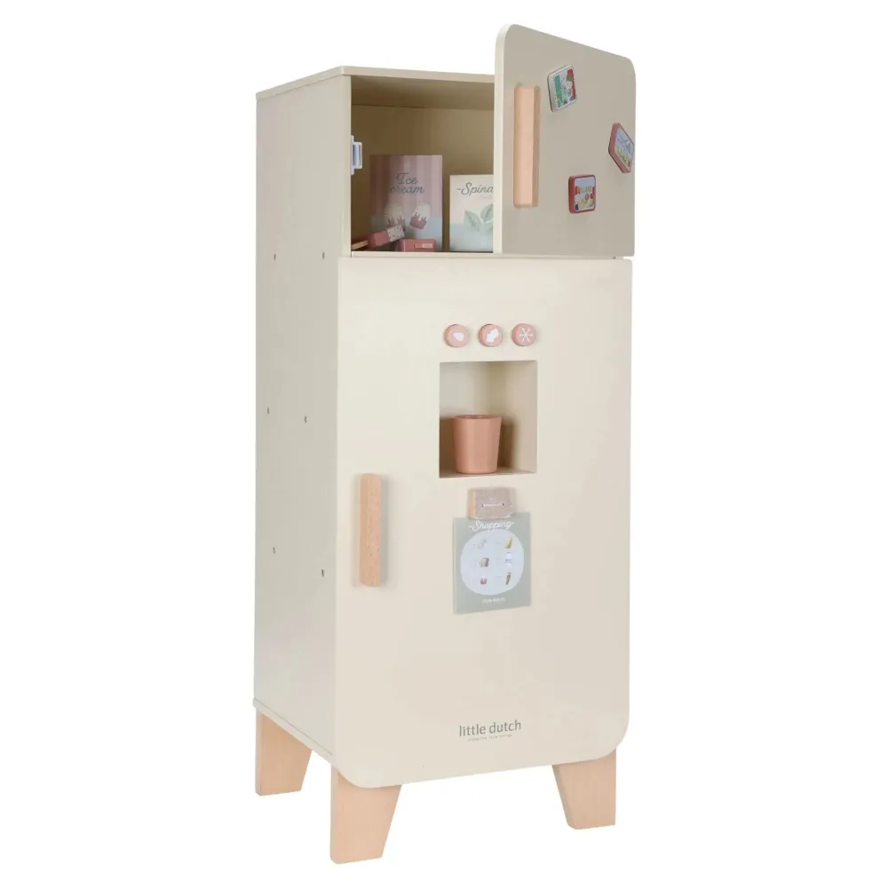 Little Dutch Nevera de Madera FSC ·*Niños Cocinas De Madera Y Accesorios Juguete|Juguetes Waldorf