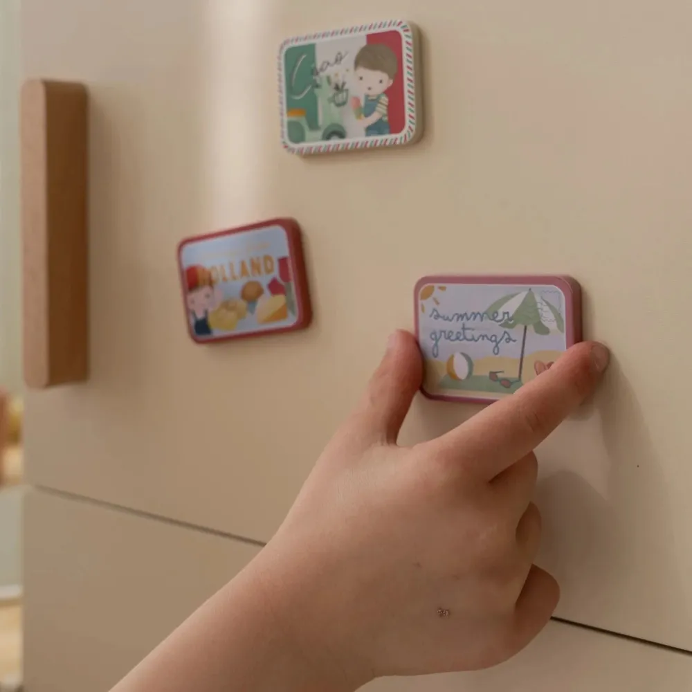 Little Dutch Nevera de Madera FSC ·*Niños Cocinas De Madera Y Accesorios Juguete|Juguetes Waldorf