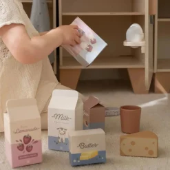 Little Dutch Nevera de Madera FSC ·*Niños Cocinas De Madera Y Accesorios Juguete|Juguetes Waldorf