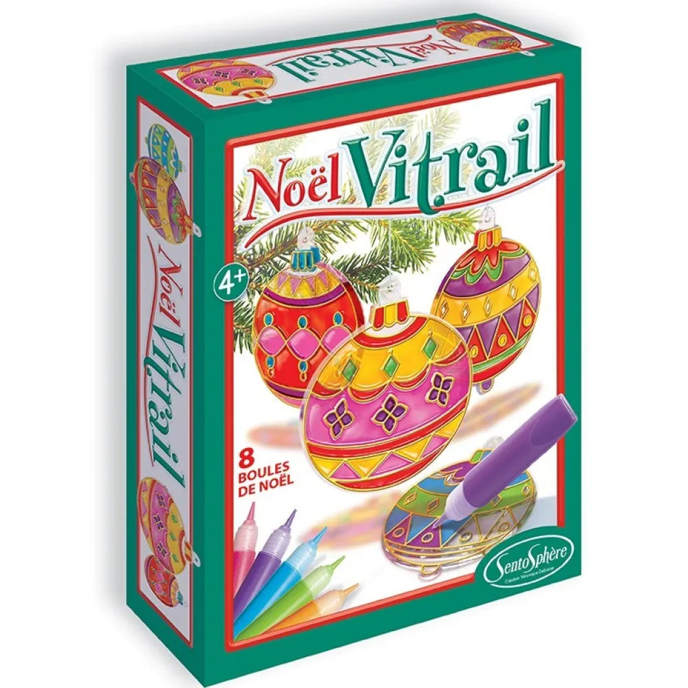 Sentosphère Noël Vitrail*Niños Kits Manualidades Navidad|Kit De Manualidades