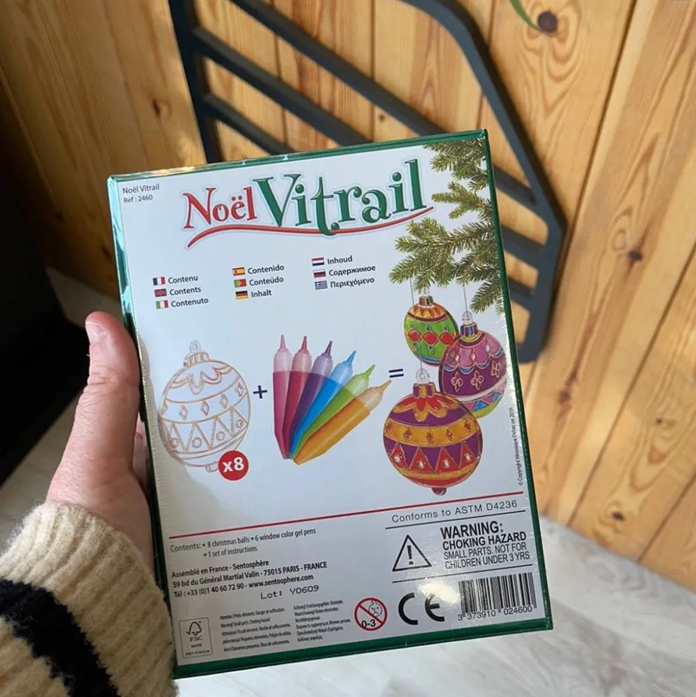Sentosphère Noël Vitrail*Niños Kits Manualidades Navidad|Kit De Manualidades