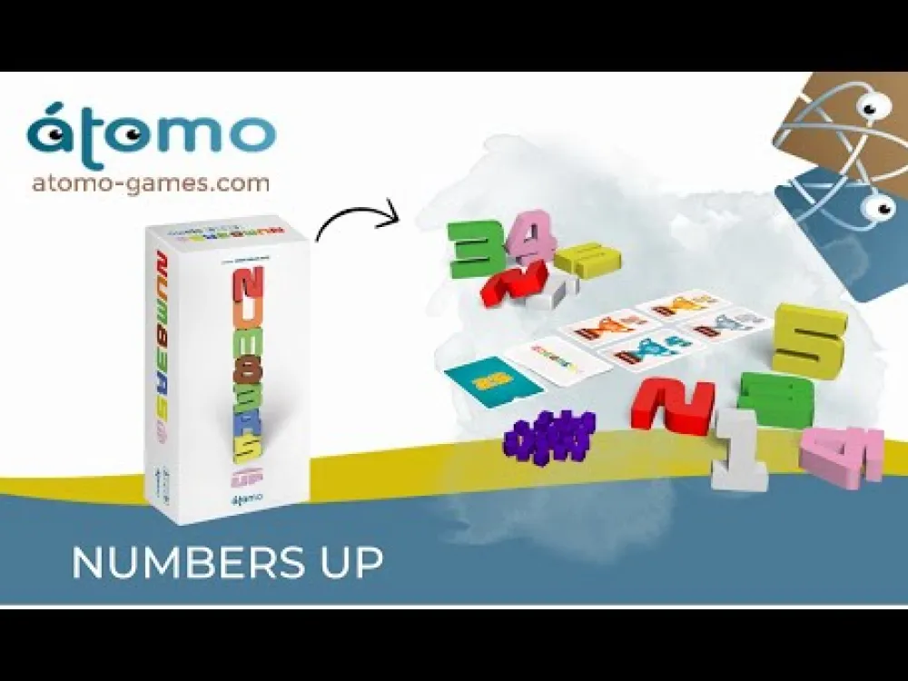 Átomo Games Numbers Up · Átomo*Niños Átomo Games|Juegos De Mesa Competitivos