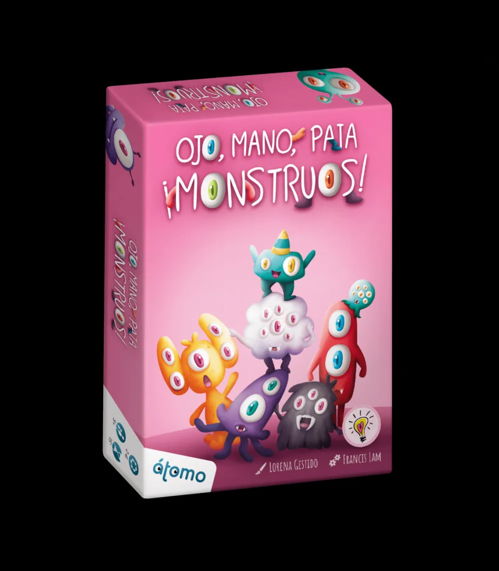 Átomo Games Ojo, Mano, Pata, Monstruo · Átomo*Niños Átomo Games|Juegos De Mesa De Viaje
