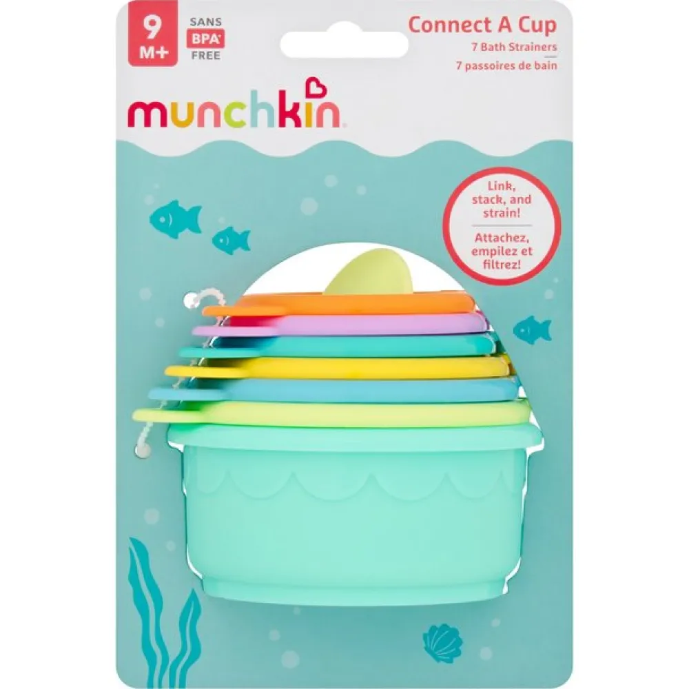 Munchkin Oruga Vasos Apilables ·*Niños Juguetes De Baño