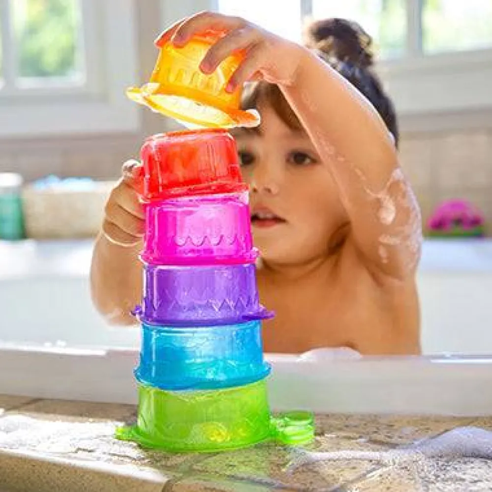 Munchkin Oruga Vasos Apilables ·*Niños Juguetes De Baño