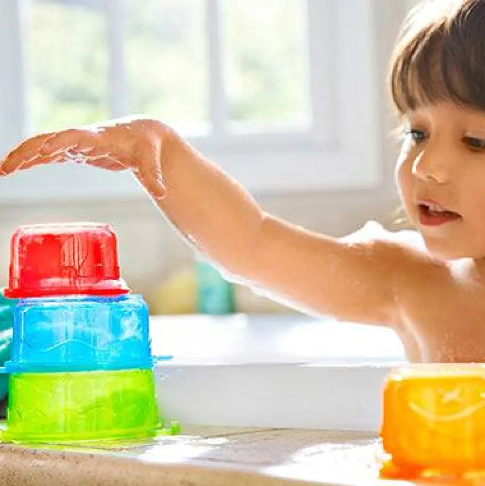 Munchkin Oruga Vasos Apilables ·*Niños Juguetes De Baño