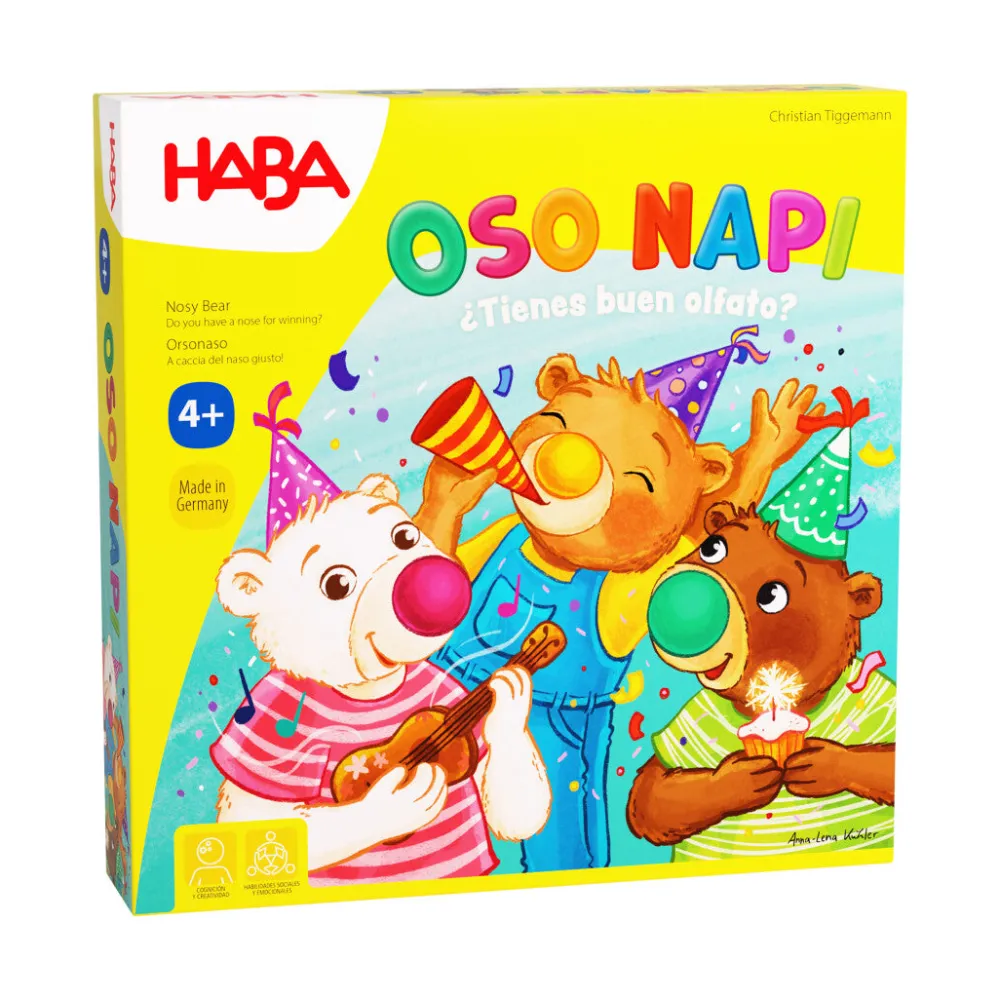 HABA Oso Napi ·*Niños Juegos Haba|Juegos De Mesa Competitivos