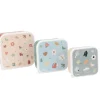 Tutete Pack 3 Cajas Almuerzo Geometric Nature* Cajas De Almuerzo Infantil·Sin Compartimentos