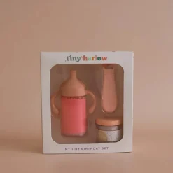 Tiny Harlow Pack cumpleaños Biberón Mágico y Potito con cuchara para muñecos ·*Niños Accesorios Para Muñecas Bebé|Muñecos Bebés
