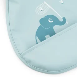 Done by Deer Pack de 2 baberos mini con bolsillo Elphee Blue ·* Baberos·Baberos Plastificados|Baberos Plastificados