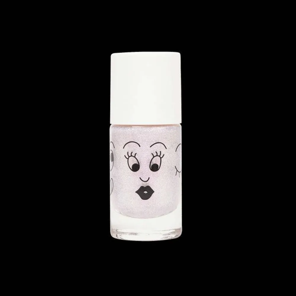 Nailmatic Pack Esmalte de Uñas y Brillo Labial Lovely City ·*Niños Pintauñas Para Niñas Y Niños|Disfraces Infantiles