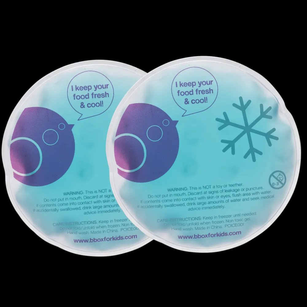b.box Pack Gel Refrigerante ·* Cajas De Almuerzo Infantil·Sin Compartimentos