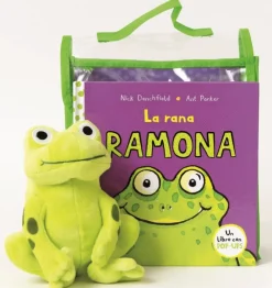SM Pack La rana Ramona* Libros Con Muñeco|Libros Pop-Up