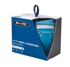 Micro Pack Rodilleras y coderas Azules*Niños Cascos De Bici Para Niños Y Niñas|Patinetes Infantiles
