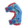 Micro Pack Rodilleras y coderas Dinosaurio Talla S*Niños Cascos De Bici Para Niños Y Niñas|Patinetes Infantiles