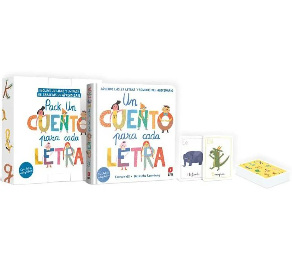 SM Pack Un cuento para cada letra-Edición Especial* Libros Con Letra Ligada