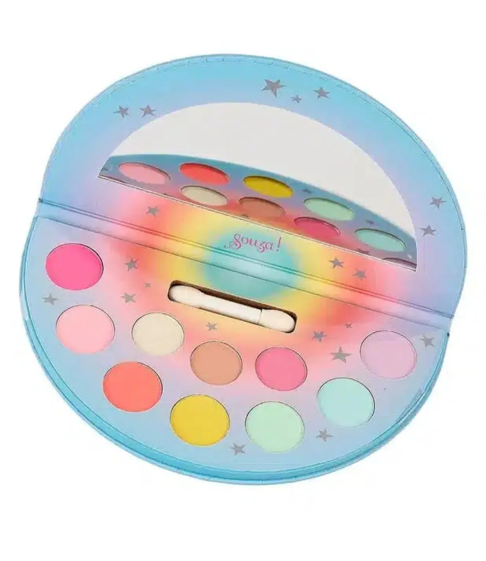 Souza Paleta de sombras de ojos Unicornio ·*Niños Maletín De Maquillaje Para Niñas Y Niños|Disfraces Infantiles