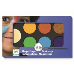 Djeco Paleta Maquillaje Natural ·*Niños Pintura Facial Para Niños Y Niñas|Disfraces Infantiles