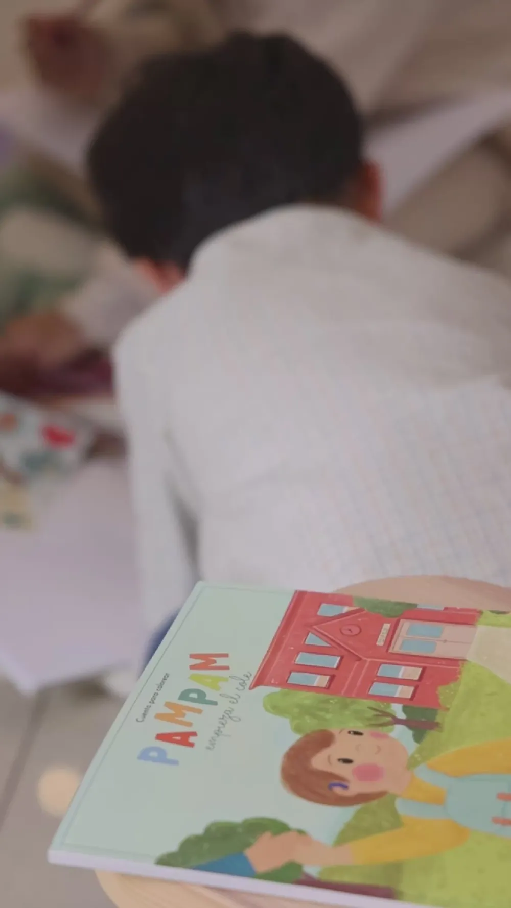 Pampam empieza el cole - Libro para colorear*Niños Libros Para Colorear|Libros Para Colorear