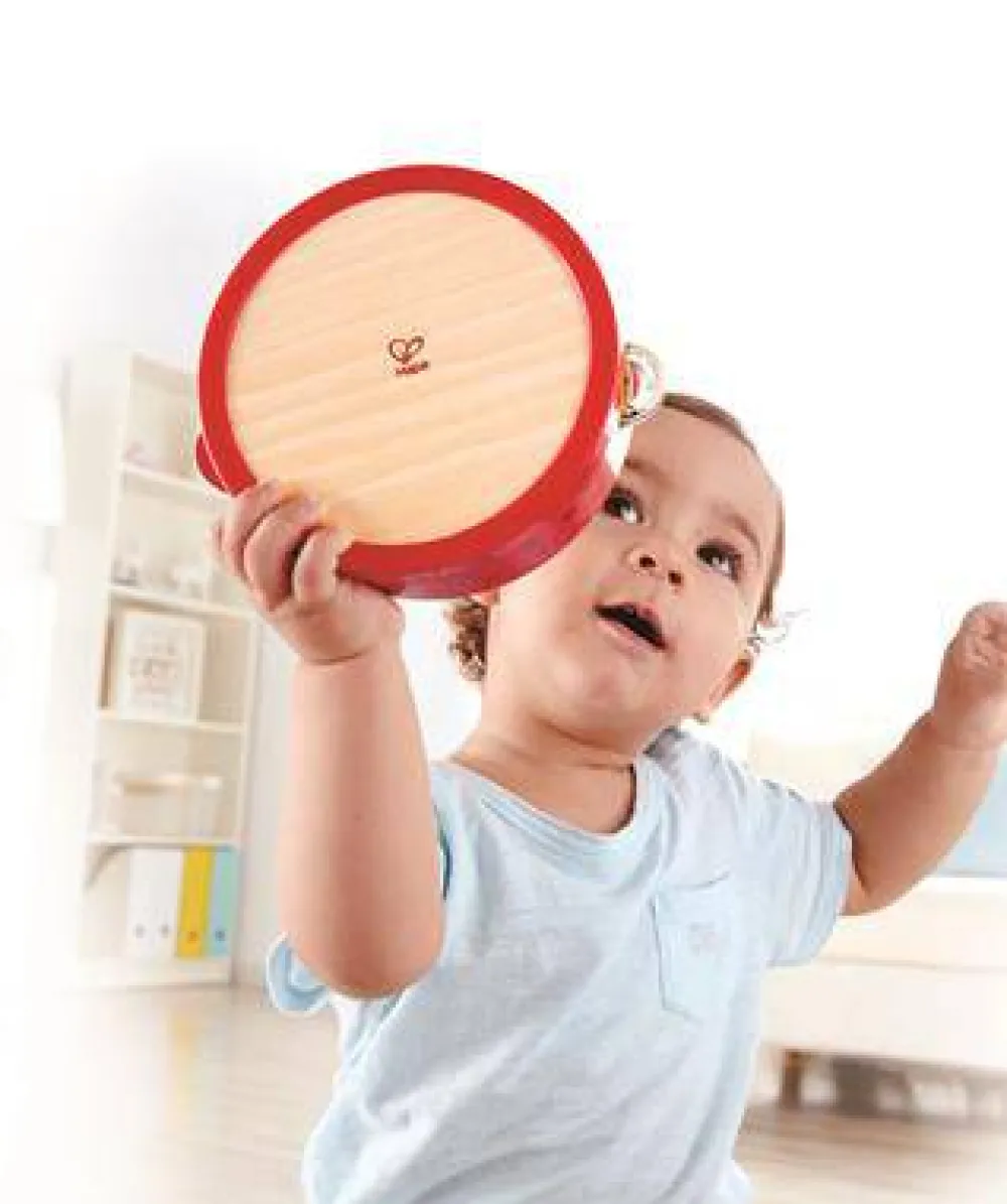 Hape Pandereta ·*Niños Juguetes Waldorf|Juguetes Montessori