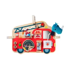 Lilliputiens Panel de actividades camión de bomberos*Niños Juguetes Waldorf|Juguetes Montessori