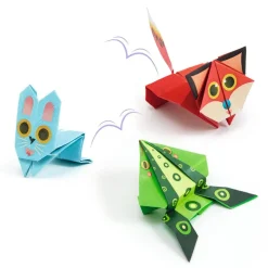 Djeco Papiroflexia Origami Animales Saltarines ·*Niños Kit De Manualidades|Juguetes Y Juegos Motricidad Fina