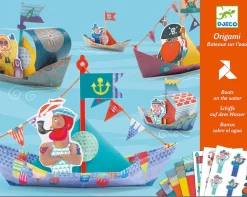 Djeco Papiroflexia Origami Barcos flotantes ·*Niños Kit De Manualidades|Juguetes Y Juegos Motricidad Fina