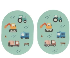 Tutete Parche termoadhesivo para ropa 2 uds Trucks* Parches Para Ropa Termoadhesivos