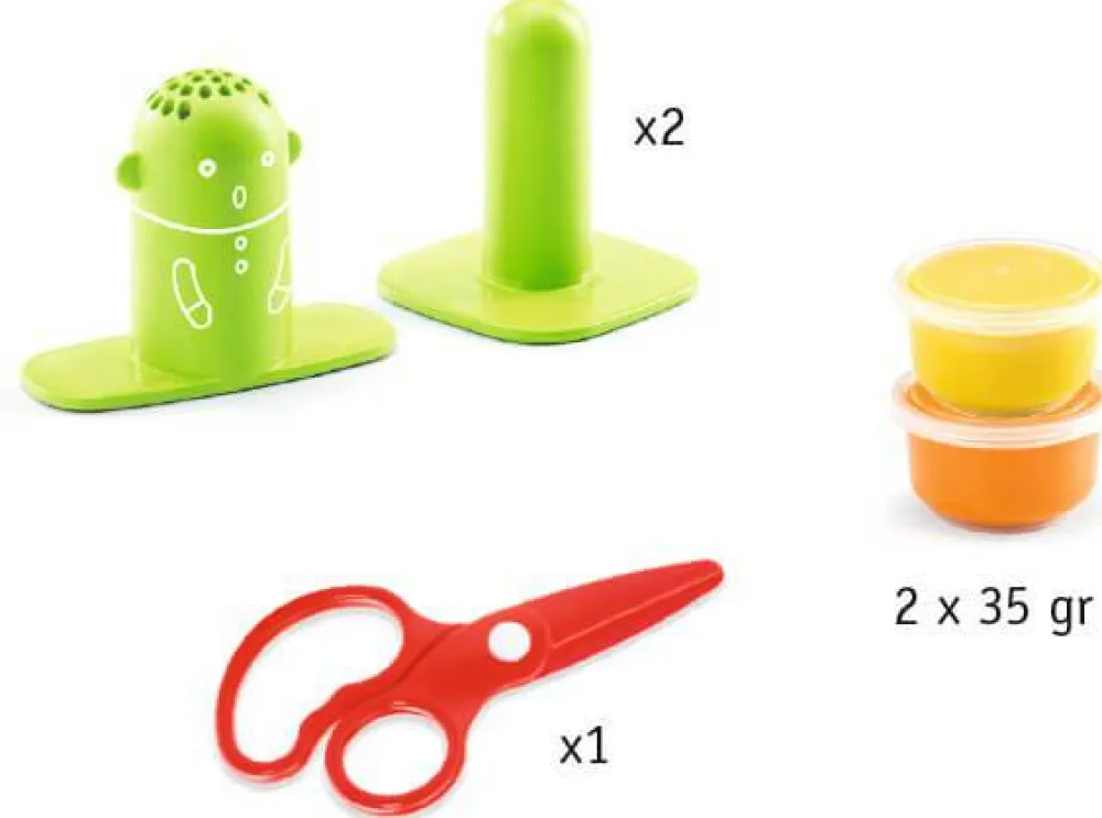Djeco Pasta moldear · Taller de peluquería ·*Niños Plastilina De Colores|Kit De Manualidades