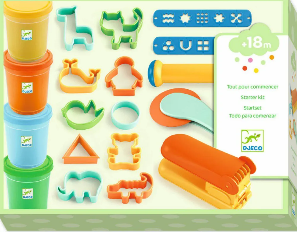 Djeco Pasta moldear · Todo para comenzar ·*Niños Plastilina De Colores|Juguetes Y Juegos Motricidad Fina