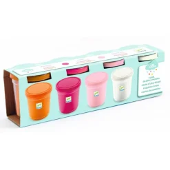 Djeco Pasta moldear Sweet (4 ud) ·*Niños Plastilina De Colores|Juguetes Y Juegos Motricidad Fina