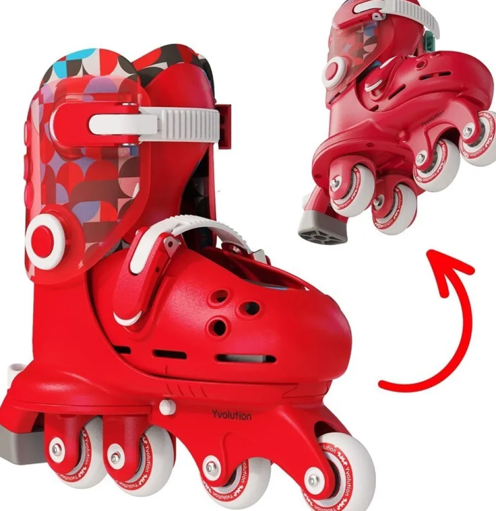 Yvolution Patines Twista Rojo ·*Niños Patinetes Infantiles|Patines Para Niñas Y Niños