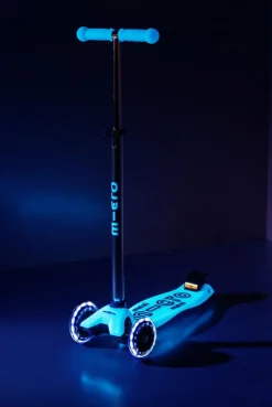 Micro Patinete Maxi Deluxe Glow LED · Azul*Niños Patinetes De 3 Ruedas Infantiles|Patinetes Infantiles